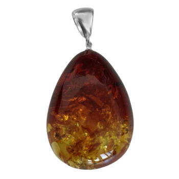 Bernstein Anh&auml;nger 925 Silber ca. 63,00 ct.