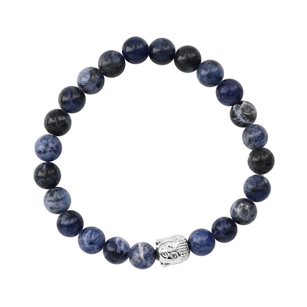 2er Set Luxus 100% Seidenschal und Lapislazuli Chakra-Armband image number 9