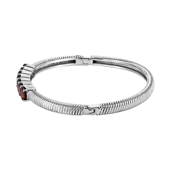 Roter Granat-Armreif, 19 cm - 6,73 ct. image number 4
