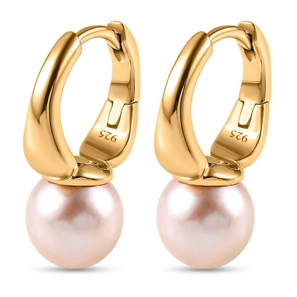 S&uuml;&szlig;wasserperle Ohrringe - 7,57 ct. image number 4