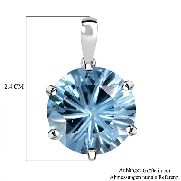 Himmelblauer Topas Anhänger - 11,20 ct. image number 5