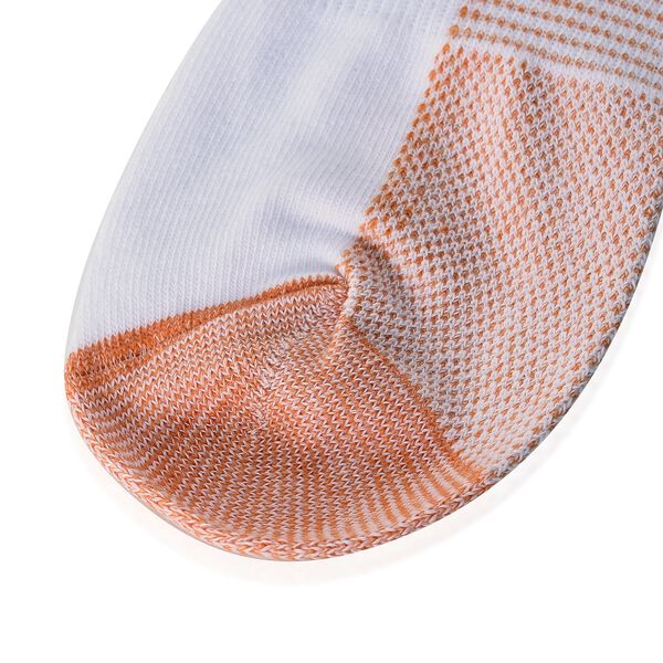 4er-Set Kupfer Socken, Größe L/XL, Länge 30 cm, Weiß image number 4