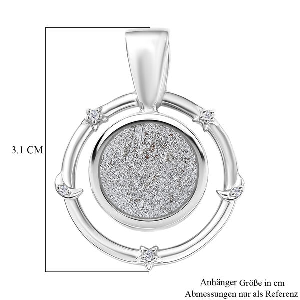 D'Joy Meteorit und Zirkon Anh&auml;nger - 13,34 ct. image number 5