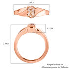 AAA Marropino Morganit Ring, 925 Silber Roségold Vermeil (Größe 16.00) ca. 0,78 ct image number 6
