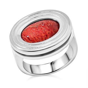 Austauschbarer Multi-Edelstein-Ring in Silberton