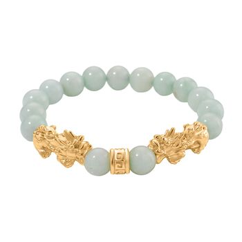 2er Set - Mehrfarbiger Amazonit Armband und Ohrringe, ca. 110.00 ct