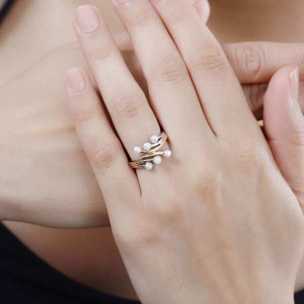 Süßwasserperlen Ring - 0,80 ct. image number 3