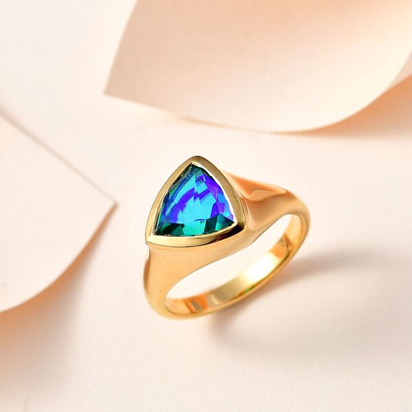 Pfau Triplett Quarz Ring - 1,89 ct. image number 2