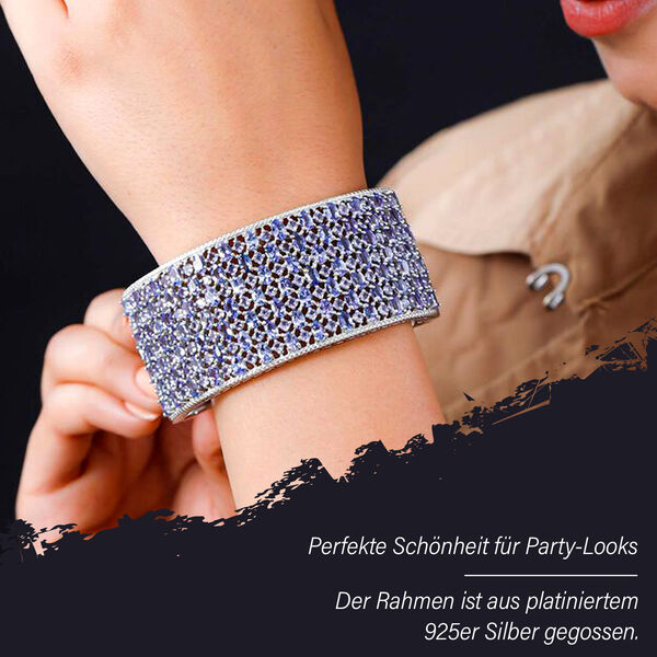 Designer Tansanit 19cm Armreif - 24,57 ct. image number 3