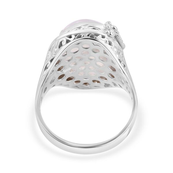 Royal Bali Kollektion- Regenbogen Mondstein Ring - 13,26 ct. image number 4