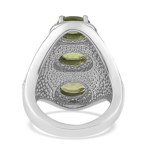 Natürlicher Peridot Ring Edelstahl  ca. 2,39 ct image number 5