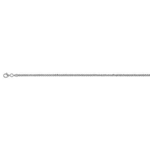 Italienische Funkelkette in Silber, 50 cm image number 0