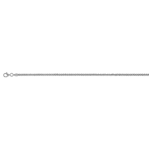 Italienische Funkelkette in Silber, 50 cm image number 0