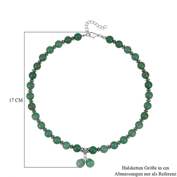 Grüner Aventurin Schmuckset  Legierung Antik-silber-Plattierung ca. 305.00 ct image number 6