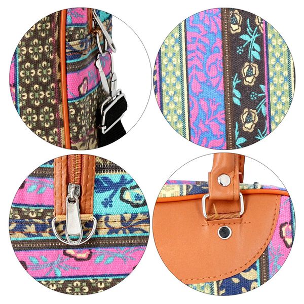 Boho Stil Handtasche, Grün image number 6