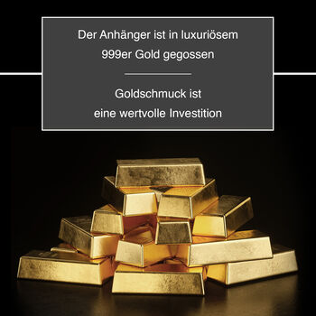 Drachen 1,21 Gramm Anh&auml;nger in 999 Gold