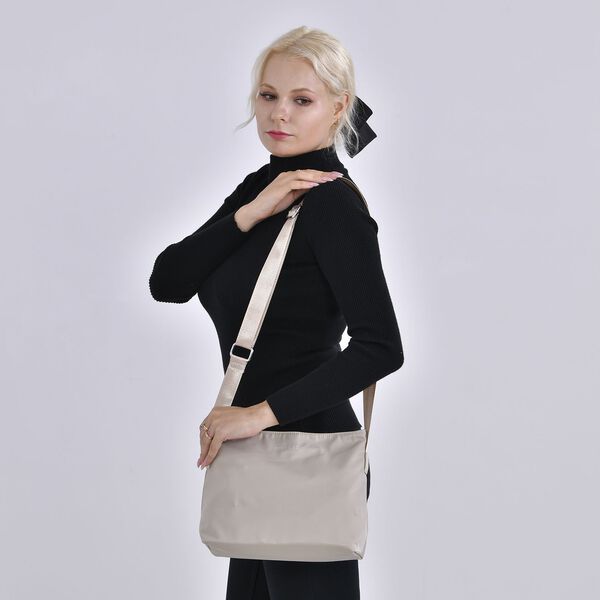 Sencillez - Crossbody Handtasche mit Schultergurt, Schwarz image number 2