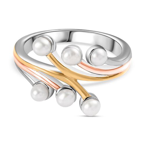 Süßwasserperlen Ring - 0,80 ct. image number 0