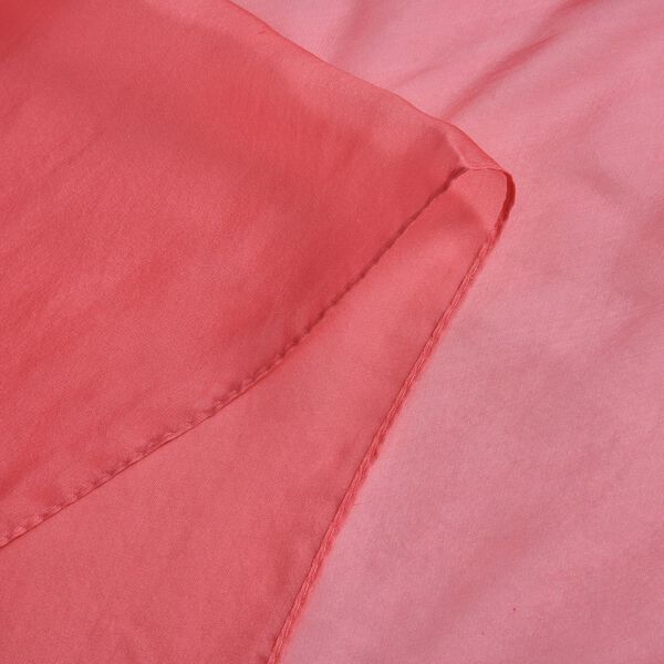 Rot PU Brusttasche und LA MAREY Ombre Chiffon Seiden Schal image number 13