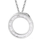 Wei&szlig;er Diamant P Schmuckset 925 Silber platiniert ca. 0,25 ct.