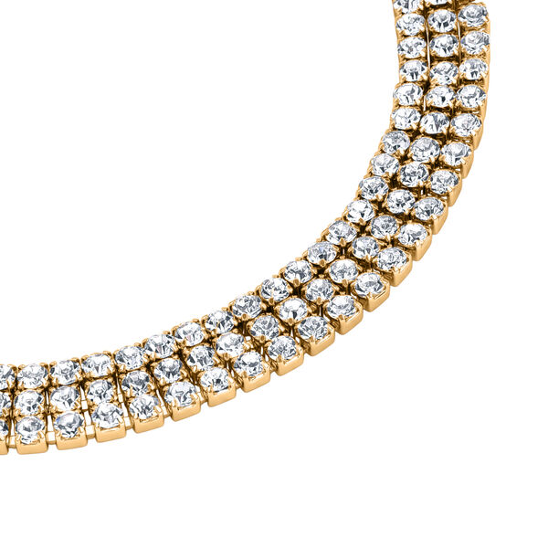 Wei&szlig;er Zirkonia Armband ca. 19 cm Nickelfreies Messing Standard 4.00 ct image number 3