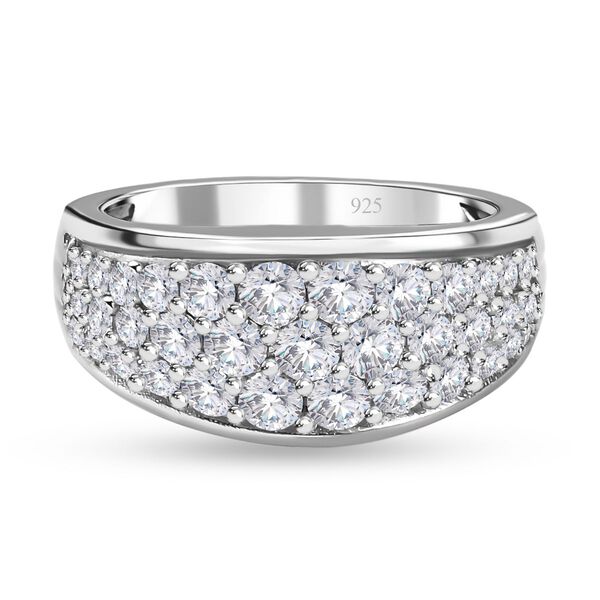 Moissanit Cluster Ring - 0,96 ct.