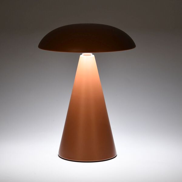 LIVMORE 2-in-1 Magnetische, wiederaufladbare LED-Tisch- und Wandleuchte, 15,5x15,5x21cm, Kaffee image number 3