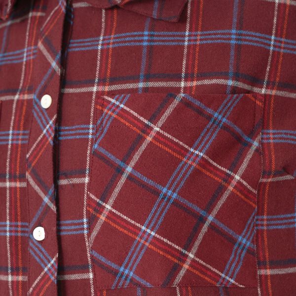 TAMSY - Damen, gewebte Hemdbluse, Größe 42, Rot image number 4