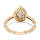 Premium Tansanit und weißer Diamant-Ring, 585 Gelbgold  ca. 2,38 ct image number 5