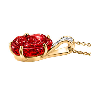 GP Whispers of Murano Kollektion - Kanchanaburi Blauer Saphir Schmuckset ca. 50 cm 925 Silber 750 Gelbgold vermeil 3.96 ct