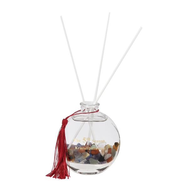 The 5th Season- Aromatherapie Duft-Diffusor mit mehreren Edelsteinen, Duftst&auml;bchen und Quasten, 100ml image number 2