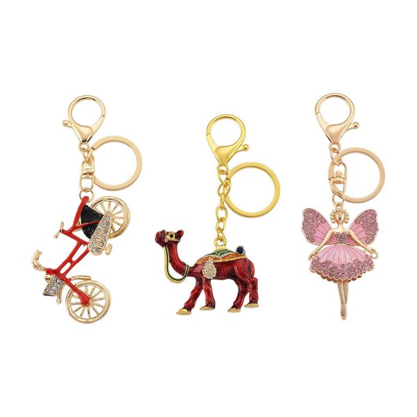 Schwarze Kristall Schmuckset Legierung emailliert, Legierung Std Gelb