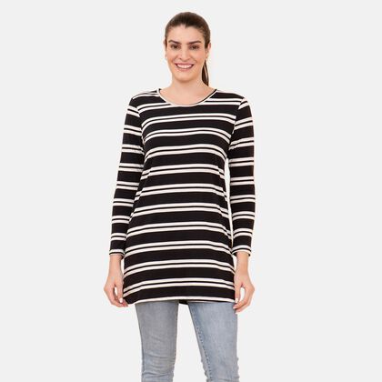 TAMSY - Damen Bluse, Gr&ouml;&szlig;e 40, Schwarz