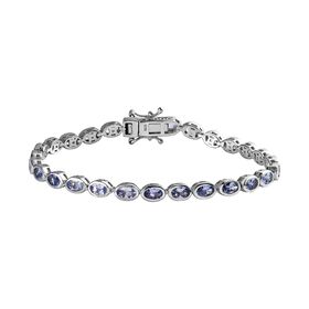 Tansanit Eternity Armband - 6,39 ct.