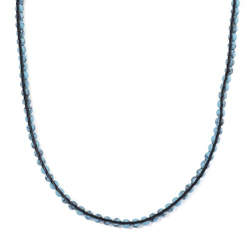Blau rekonstituierter Howlith Halskette ca. Flexibles cm ca. 80,00 ct. image number 0