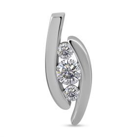 Weißer Zirkonia-Anhänger - 1,35 ct.