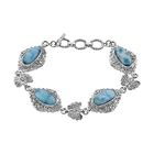 Royal Bali Kollektion - Larimar 18,5 cm Armband- 21,19 ct. image number 0