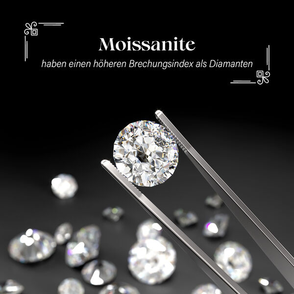 Moissanit Ohrringe - 0,84 ct. image number 4