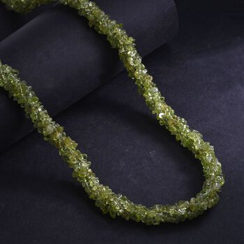 Nat&uuml;rliche Peridot Halskette, 50 cm - 235 ct.