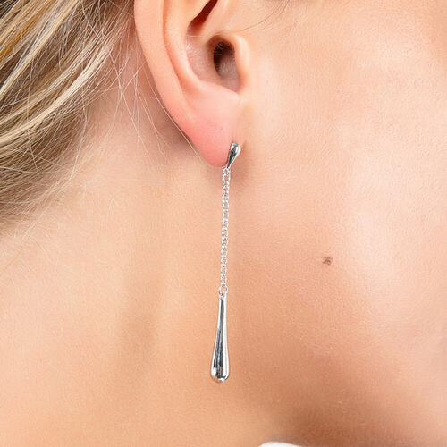 Lucy Q Drop Kollektion - Ohrringe, 925 Silber rhodiniert ca. 5,50g image number 1