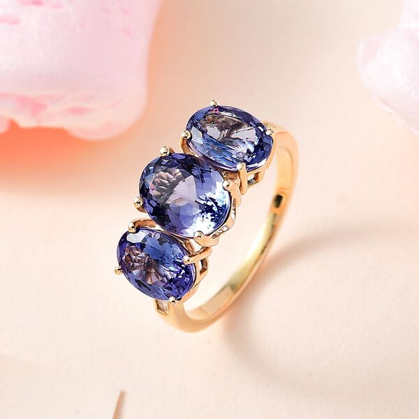 AAA Tansanit Ring - 4,82 ct. image number 2