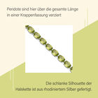 Zierlicher Peridot-Eternity-Choker-Halskette- 53,67 ct. image number 7
