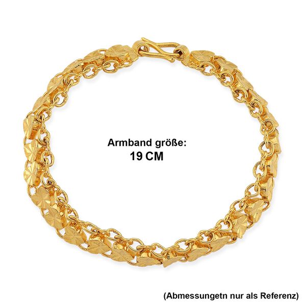 Nickelfreies Messing Armband ca. 19 cm ca. 15,30g image number 6