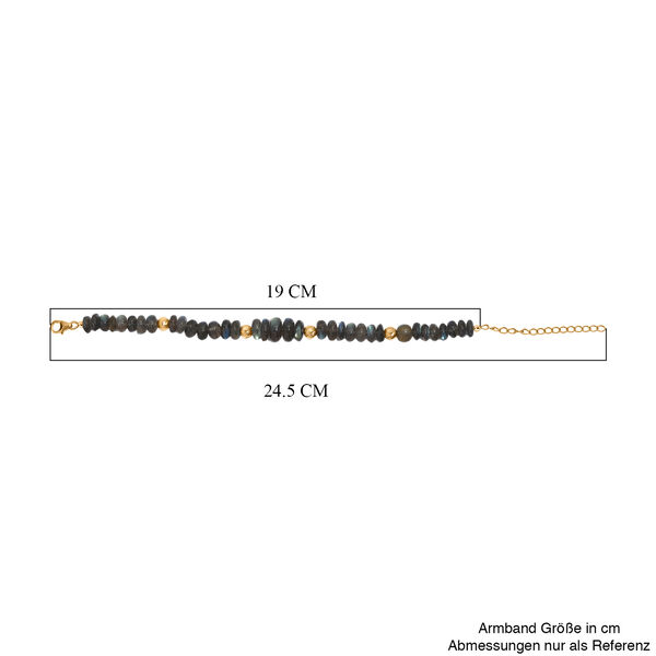 D'Joy AAA Labradorit 19+5cm Armband - 85 ct. image number 5