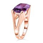 AAA Rose De France Amethyst Ring - 6,55 ct. image number 4