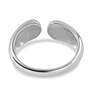 Perlmutt und Zirkonia Ring - 1,04 ct.