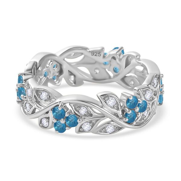 ALLORO AA Neon Apatit und Zirkon Ring - 0,99 ct.