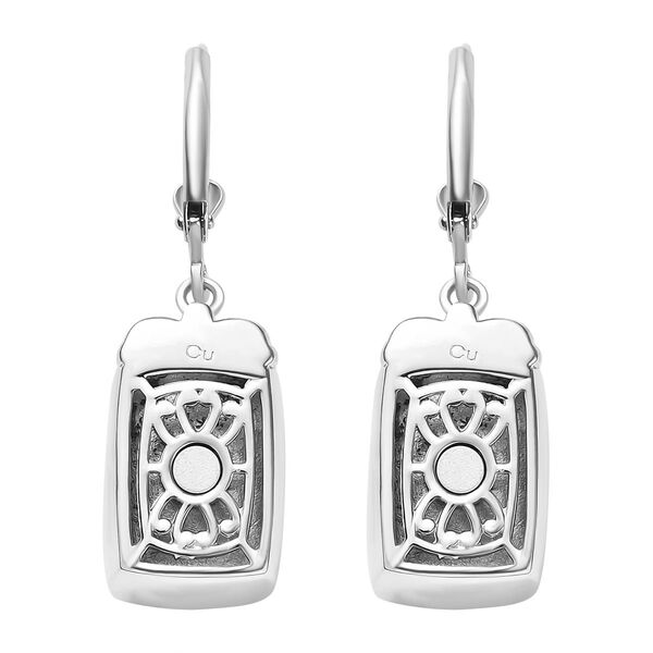 Sleeping Beauty Matrix Türkis Ohrringe 950 Kupfer ca. 9.20 ct image number 5