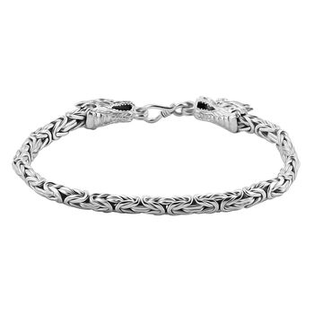 Royal Bali Kollektion - Drachenkopf Armband in 925 Silber