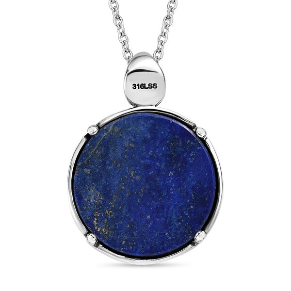 Lapislazuli Anh&auml;nger  Edelstahl ca. 22,52 ct. image number 5